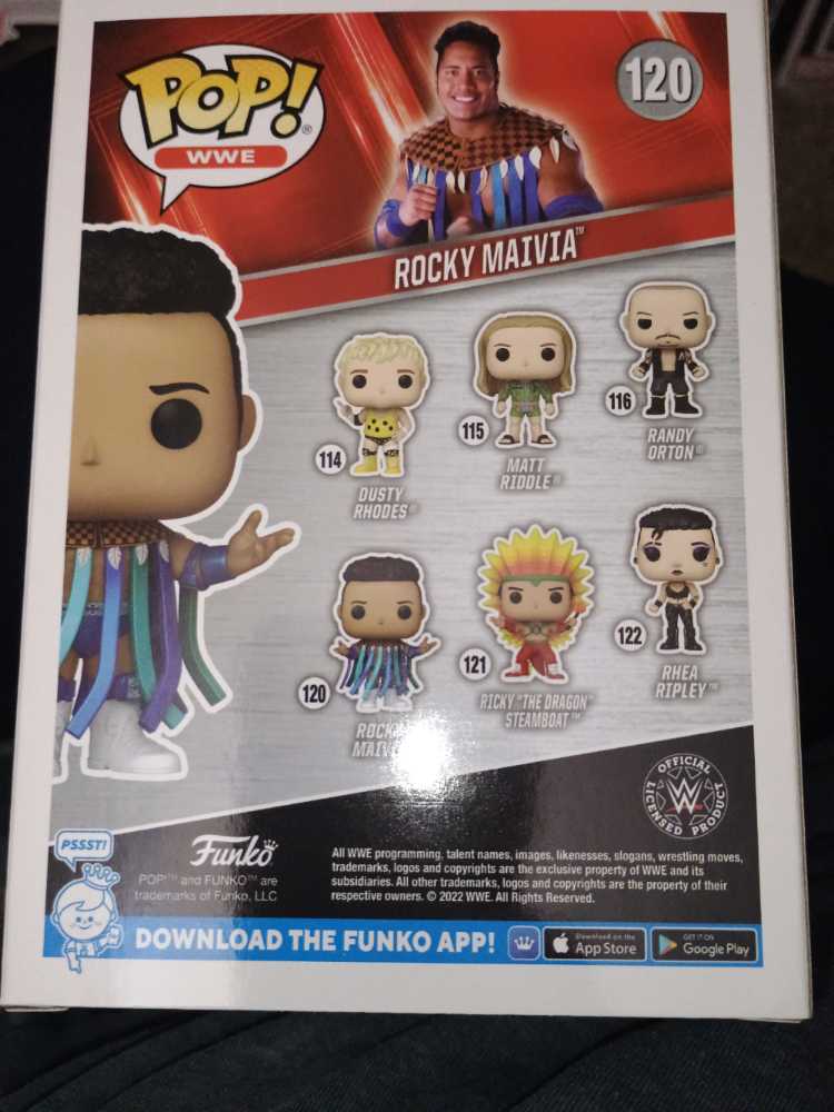 Rocky Maivia #120 - Funko (Funko Pop) action figure collectible [Barcode 889698682961] - Main Image 2