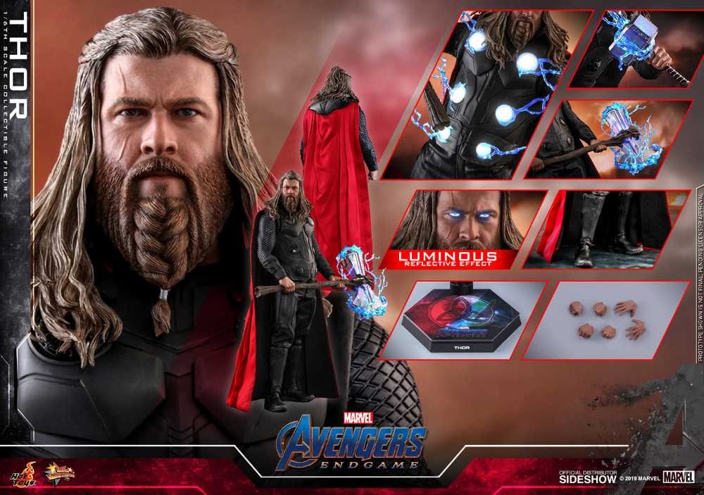 Avengers: Endgame - Hot Toys (Thor) action figure collectible - Main Image 2