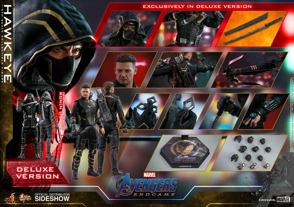 Avengers: Endgame - Hot Toys (Hawkeye (Deluxe Version)) action figure collectible - Main Image 2
