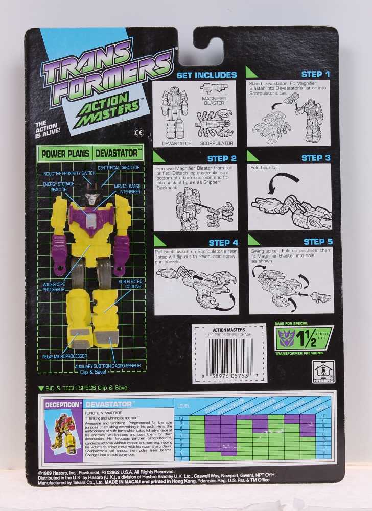 G1 Action Masters Devestator - Hasbro (Transformers G1) action figure collectible - Main Image 2