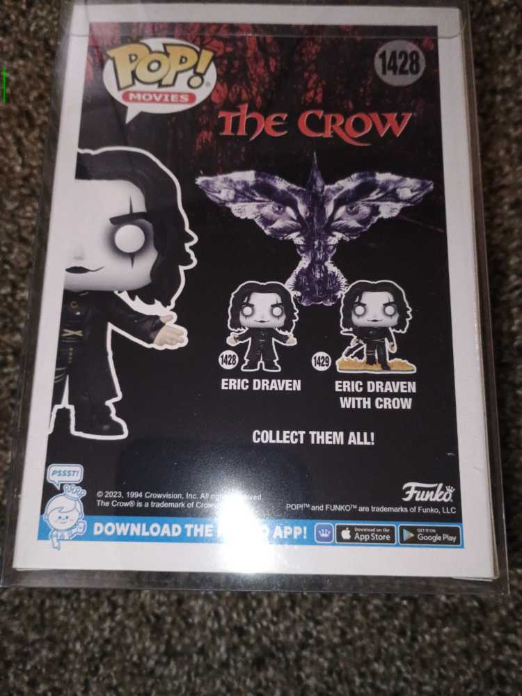 The Crow: Eric Draven #1428  - Funko (The Crow) action figure collectible [Barcode 889698723794] - Main Image 2