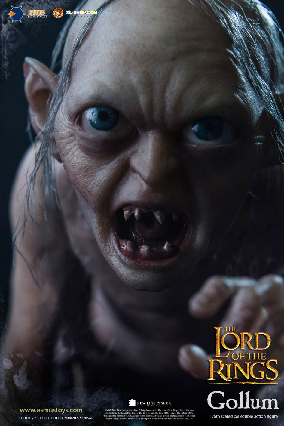 Gollum - Asmus Collectible Toys (The Lord Of The Rings) action figure collectible [Barcode 4713294720832] - Main Image 3