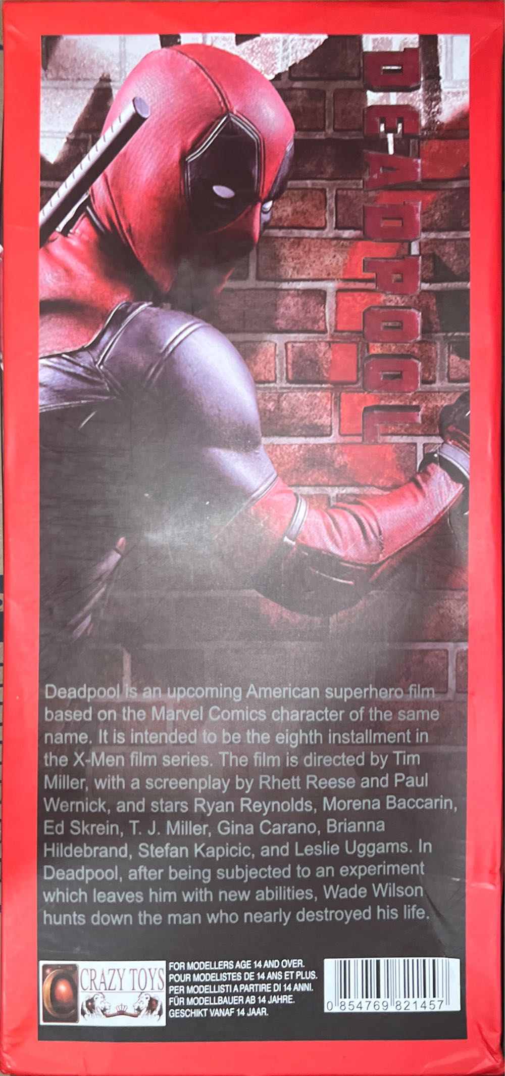 New Crazy Toys Deadpool Collectible Figure With Box - Crazy Toys (Deadpool) action figure collectible [Barcode 854769821457] - Main Image 2