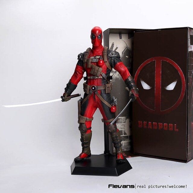 New Crazy Toys Deadpool Collectible Figure With Box - Crazy Toys (Deadpool) action figure collectible [Barcode 854769821457] - Main Image 3