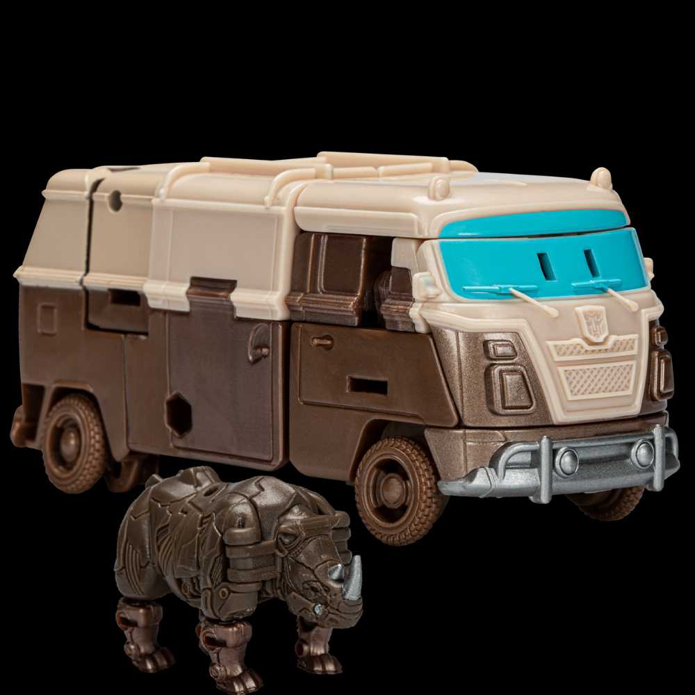 Transformers: Rise Of The Beasts Movie Beast Alliance Beast Weaponizers 2-pack Wheeljack & Rhinox Toys Age 6 And Up 5-inch - Hasbro (Rise Of The Beasts) action figure collectible [Barcode 5010993958399] - Main Image 3