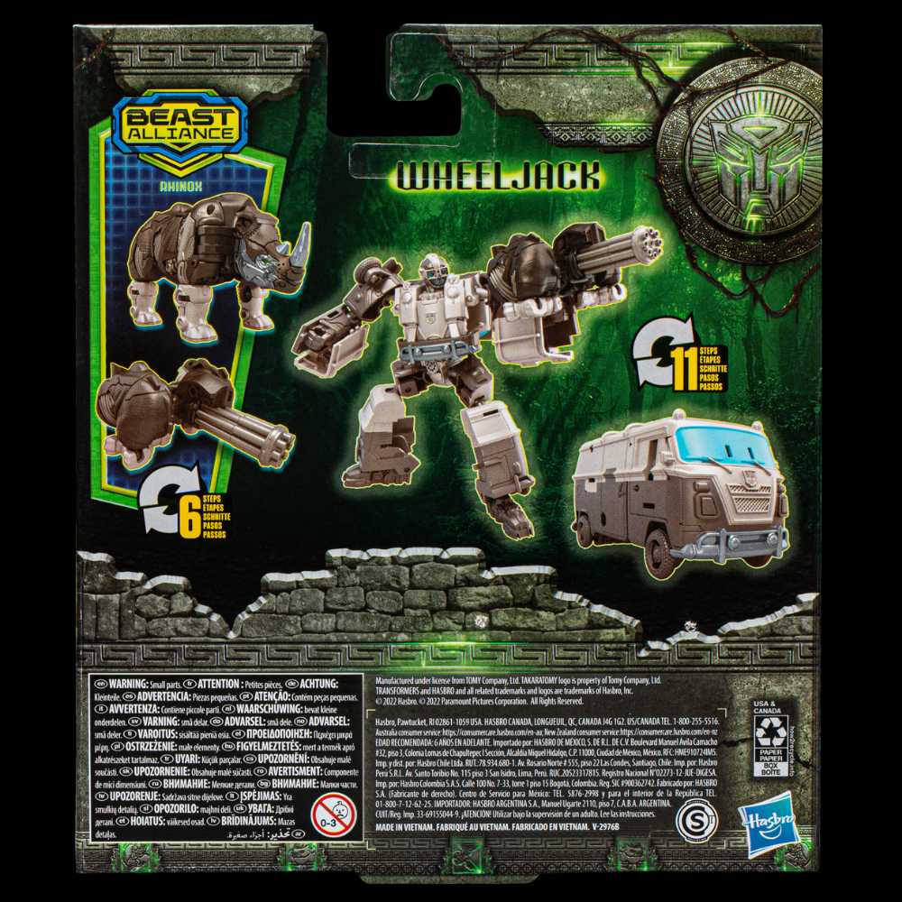 Transformers: Rise Of The Beasts Movie Beast Alliance Beast Weaponizers 2-pack Wheeljack & Rhinox Toys Age 6 And Up 5-inch - Hasbro (Rise Of The Beasts) action figure collectible [Barcode 5010993958399] - Main Image 4