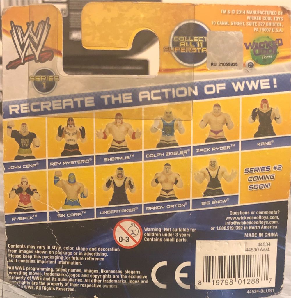 Dolph Ziggler - WWE Thumbpers - Wicked Cool Toys (WWE Thumbpers) action figure collectible [Barcode 819798012887] - Main Image 2