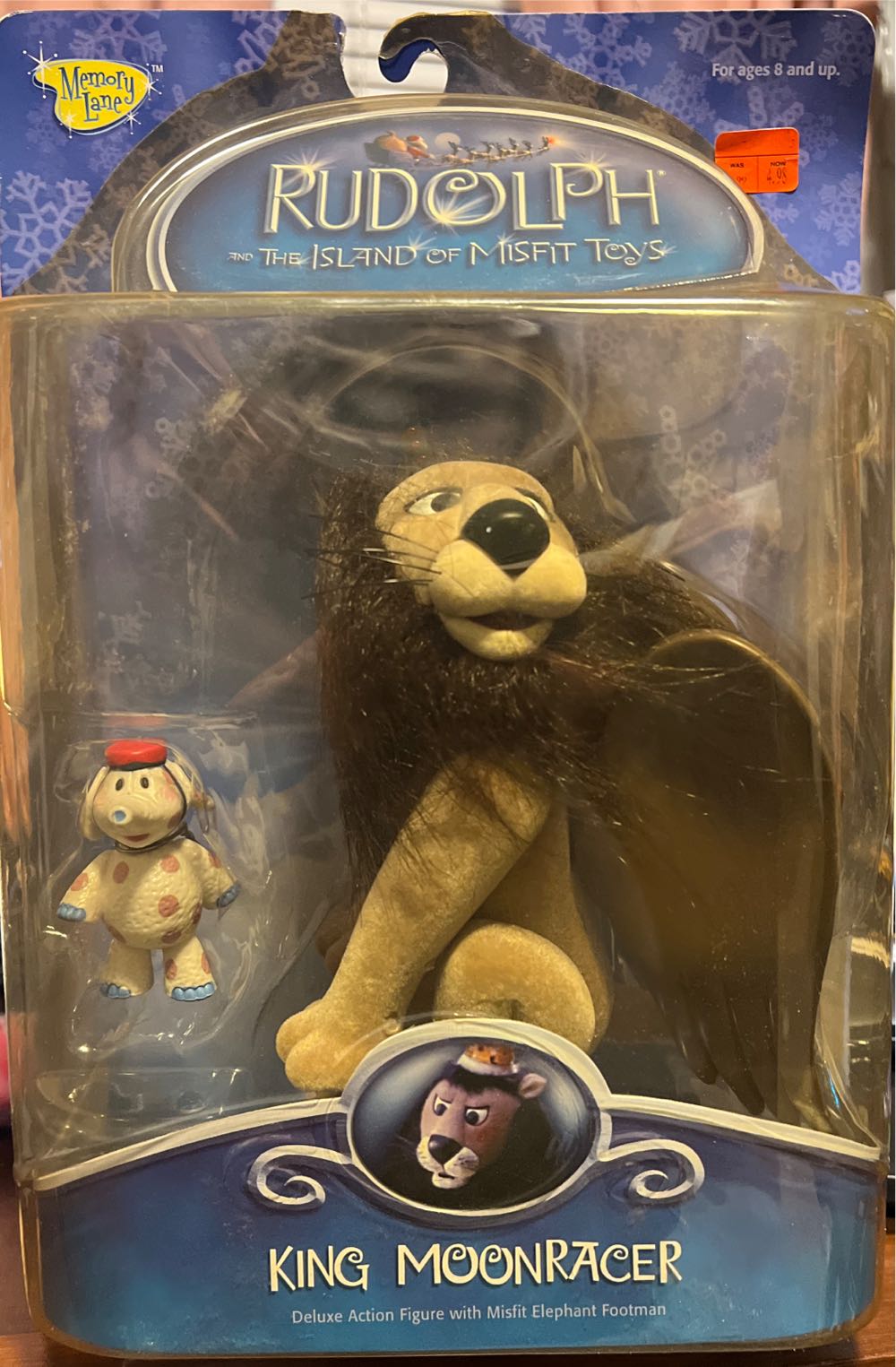 Rudolph And The Island Of Misfit King Moonracer & Elephant Footman Moon Racer With Accessories - Memory Lane (Rudolph and the Island of Misfit Toys) action figure collectible [Barcode 090733067951] - Main Image 2