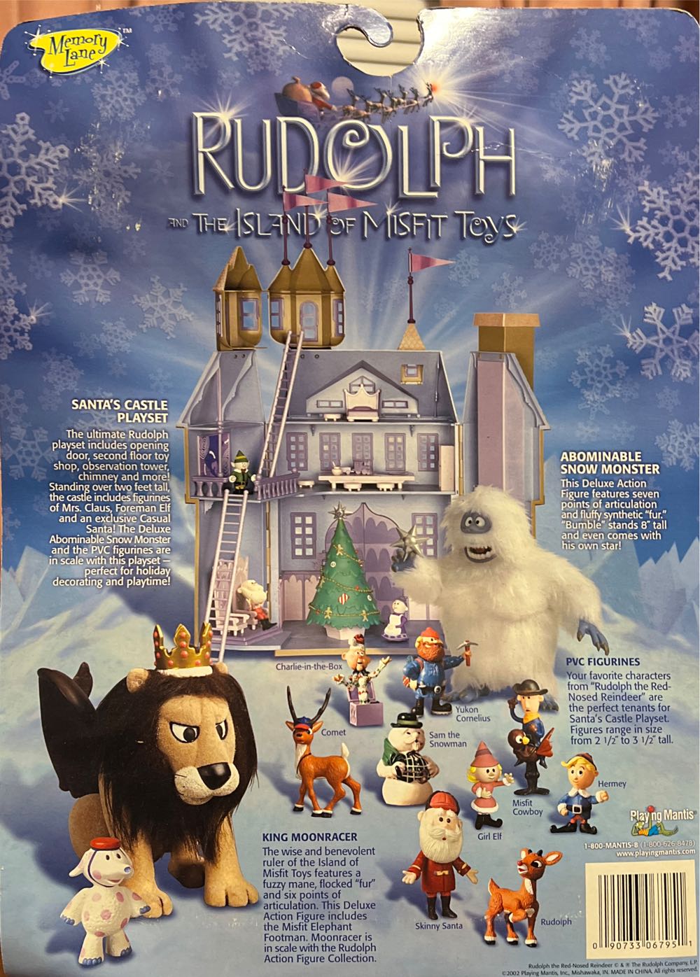 Rudolph And The Island Of Misfit King Moonracer & Elephant Footman Moon Racer With Accessories - Memory Lane (Rudolph and the Island of Misfit Toys) action figure collectible [Barcode 090733067951] - Main Image 3