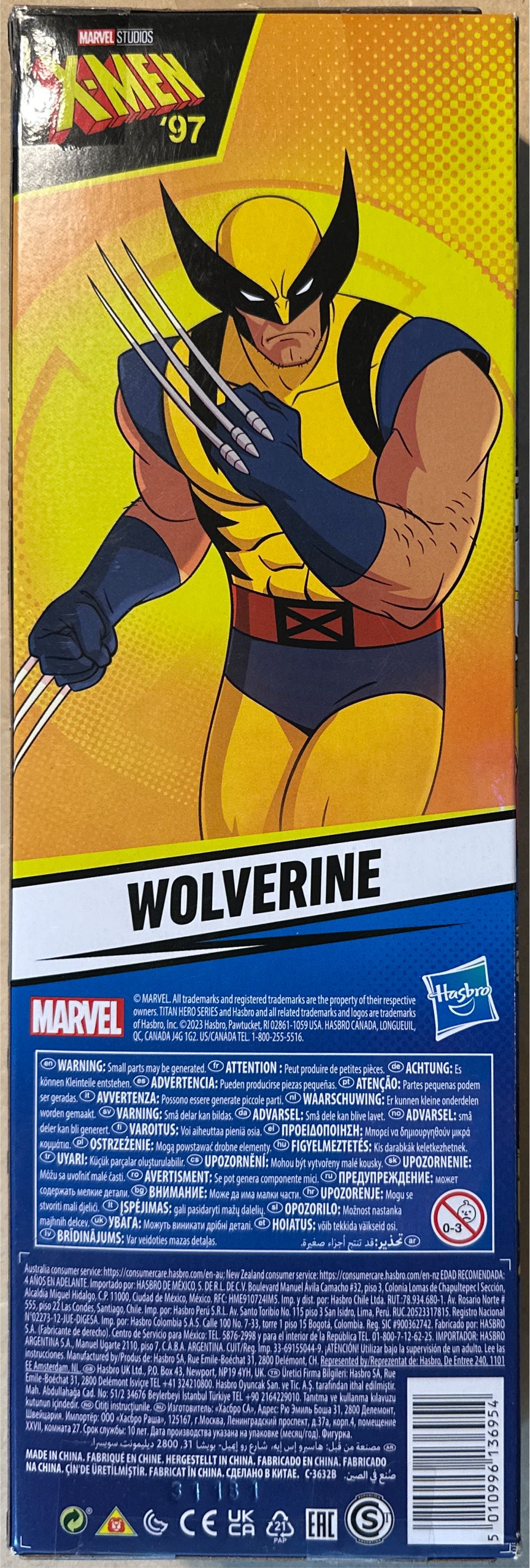 Marvel 12” - Wolverine (X-Men ‘97) - Hasbro (X-Men) action figure collectible [Barcode 5010996136954] - Main Image 2