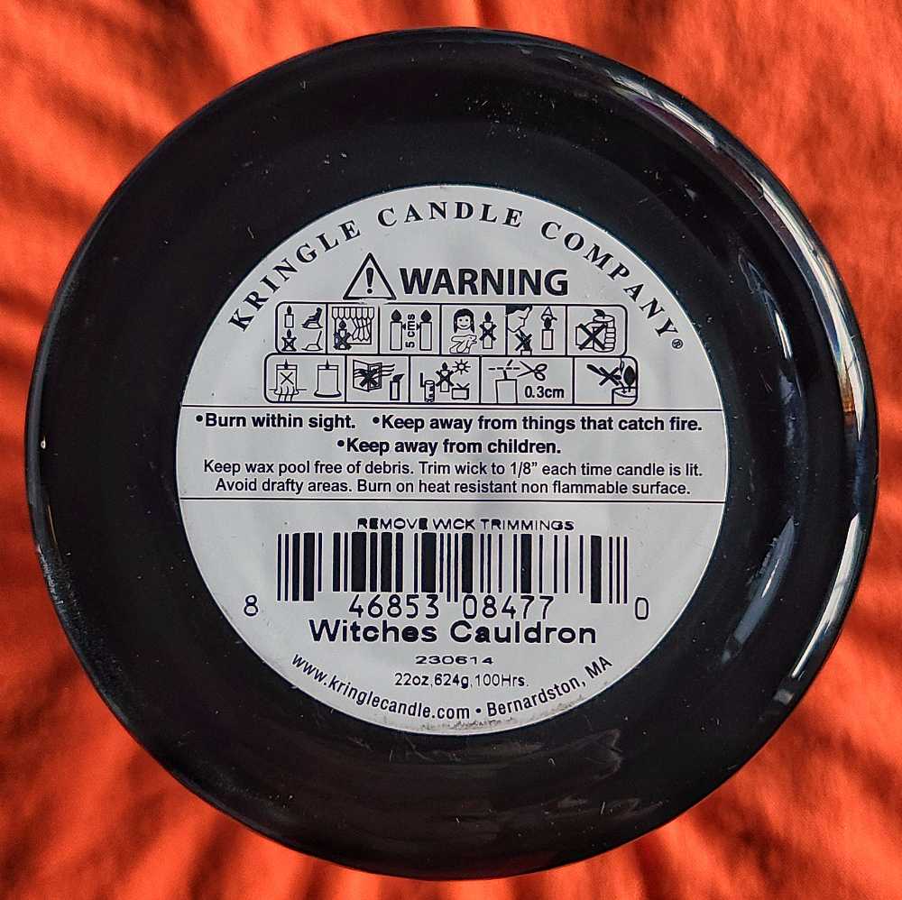 CANDLE: Halloween Kringle Witches Cauldron 2023 - Kringle Candle (Halloween Candles) action figure collectible [Barcode 846853084770] - Main Image 2