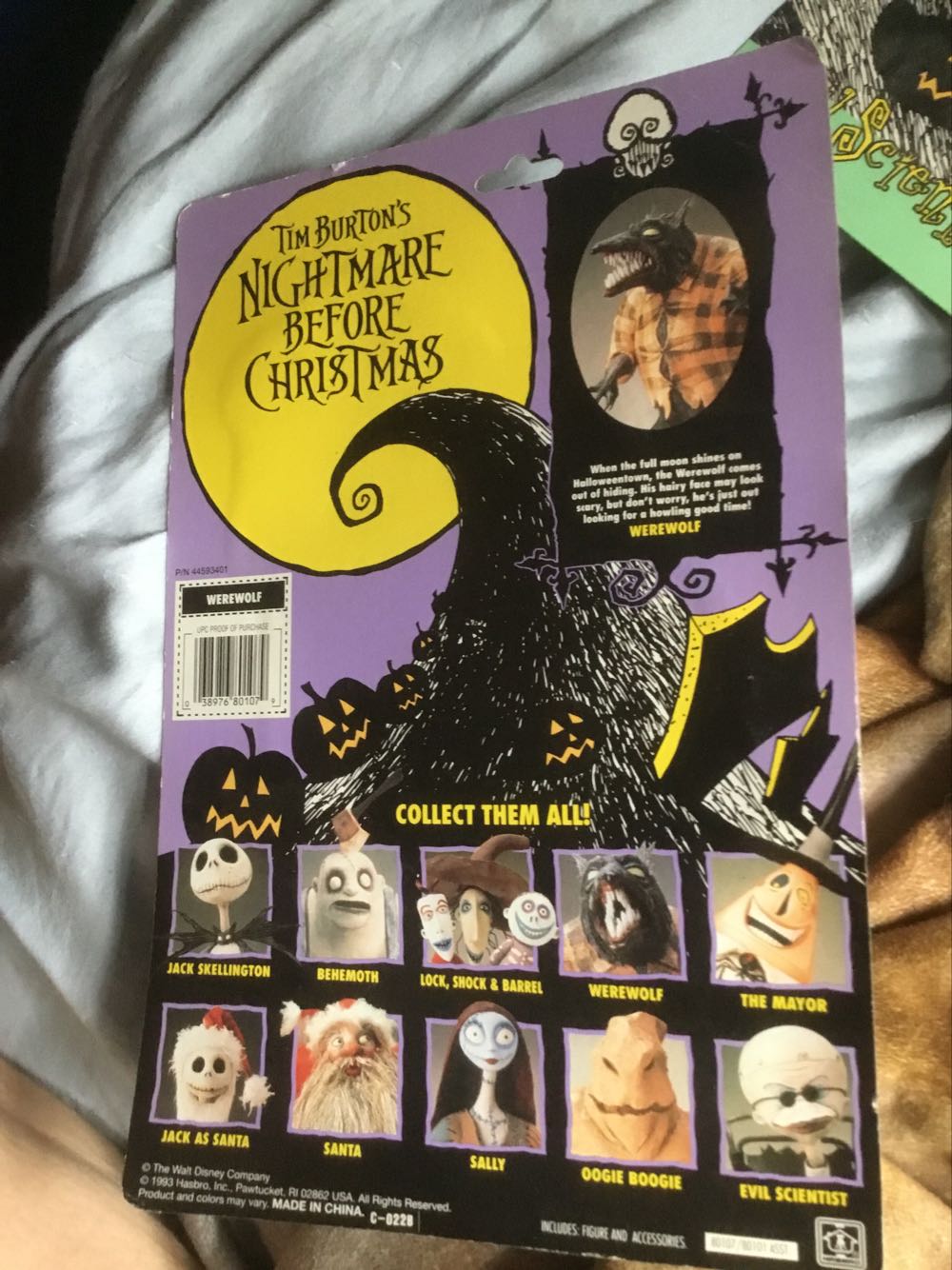 Disney Nightmare Before Christmas Werewolf Hasbro New Tim The Moc - Hasbero (Nightmare Before Christmas) action figure collectible [Barcode 038976801079] - Main Image 2