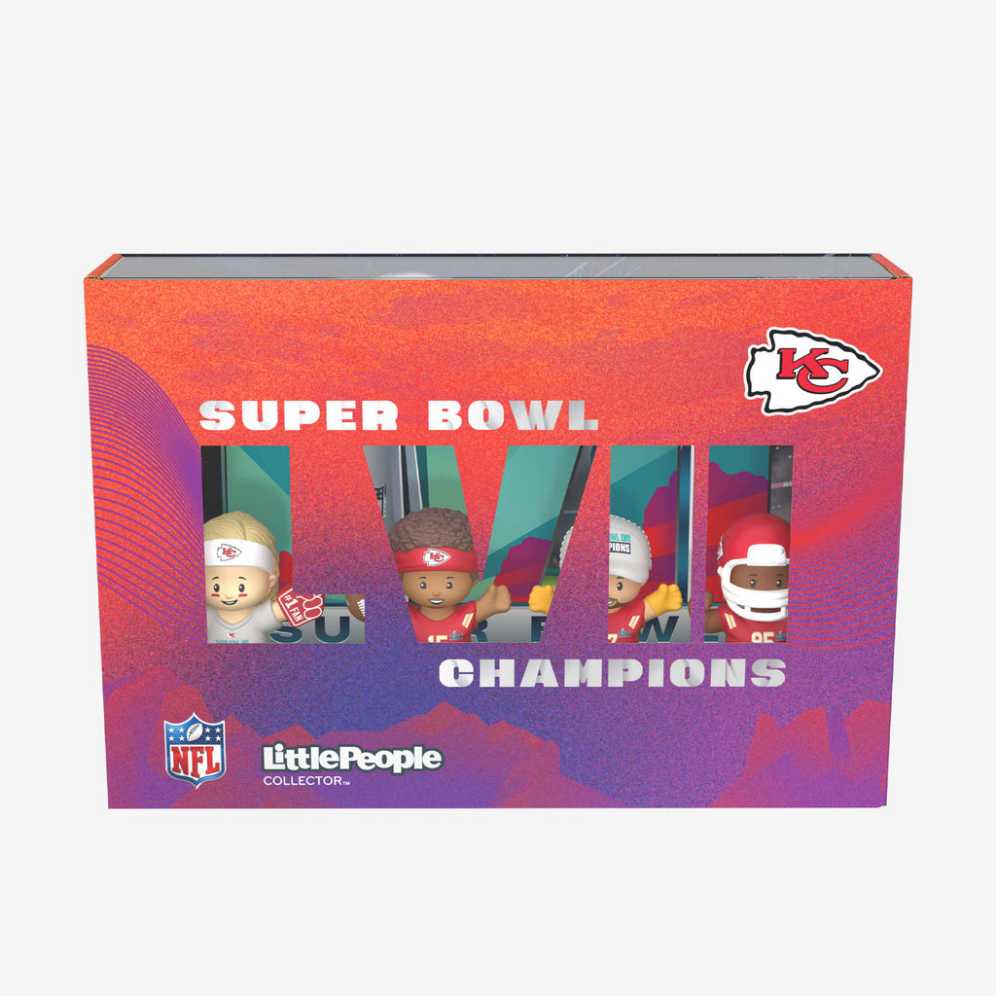 Kansas City Chiefs Super Bowl LVII Champions Set - Mattel (Little People Collector) action figure collectible [Barcode 194735159444] - Main Image 2