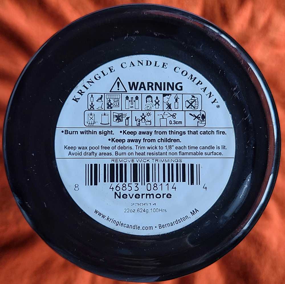 CANDLE: Halloween Kringle Nevermore 2023 - Kringle Candle (Halloween Candles) action figure collectible - Main Image 2