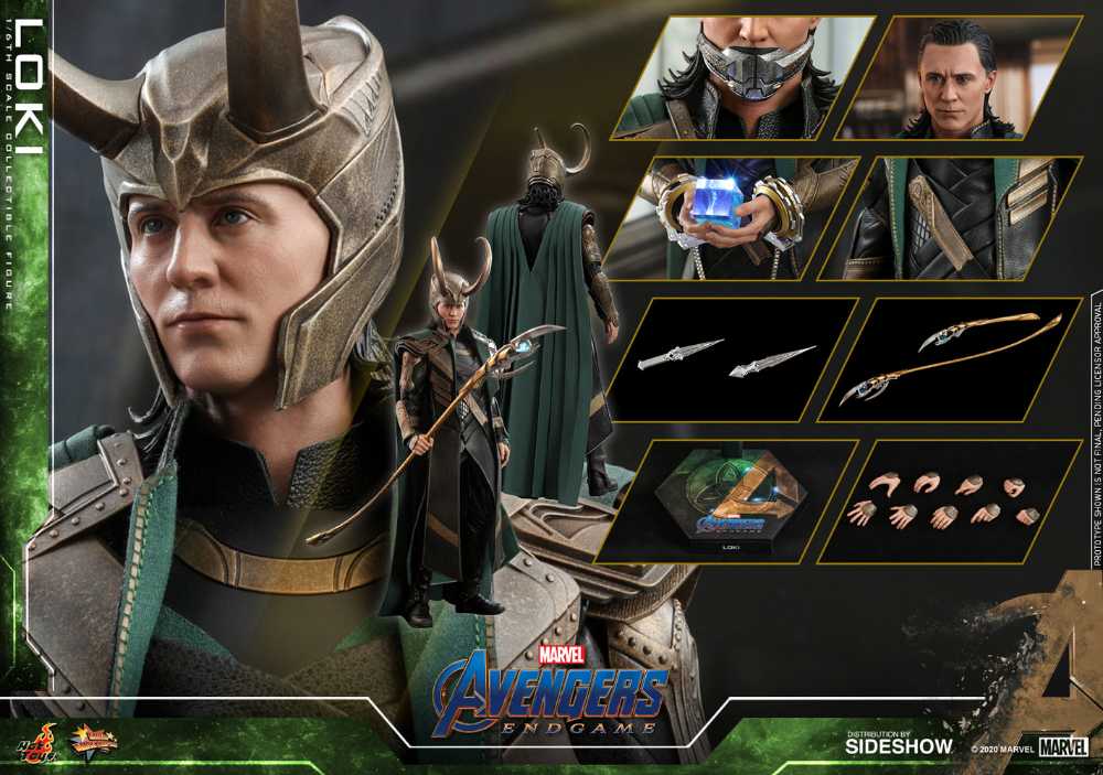 Avengers: Endgame - Hot Toys (Loki) action figure collectible - Main Image 2
