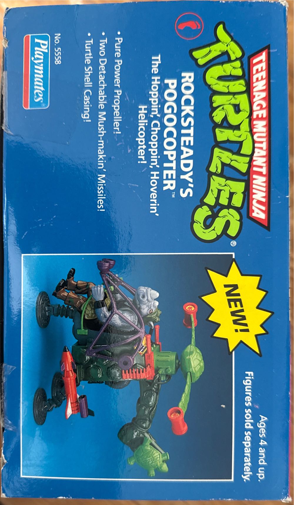Teenage Ninja Mutant Turtles Rocksteady’s Pogocopter  action figure collectible [Barcode 043377055587] - Main Image 4