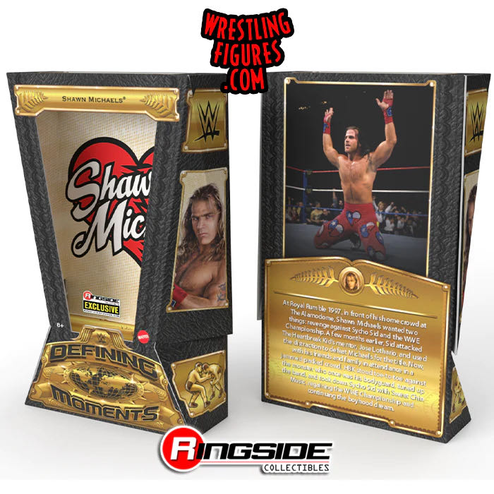 Shawn Michaels - Mattel (WWE Ringside Exclusive Defining Moments) action figure collectible - Main Image 2