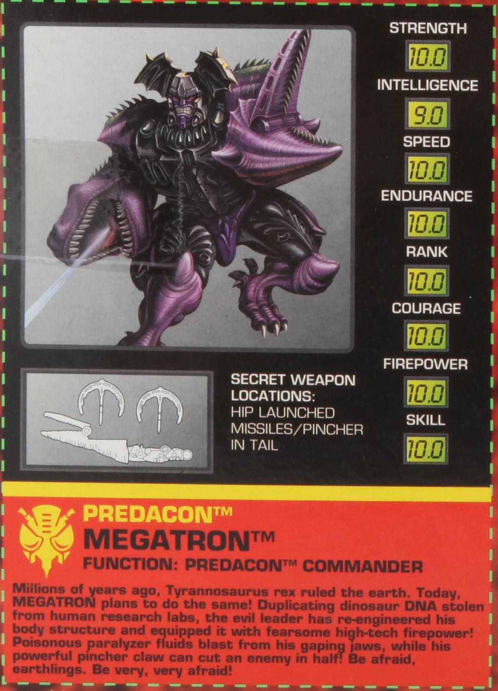 Beast Wars Ultra Class Megatron - Kenner (Transformers Beast Wars) action figure collectible - Main Image 3