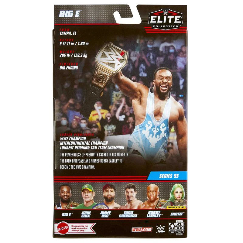 Big E - Mattel (WWE Elite Series 95) action figure collectible - Main Image 2