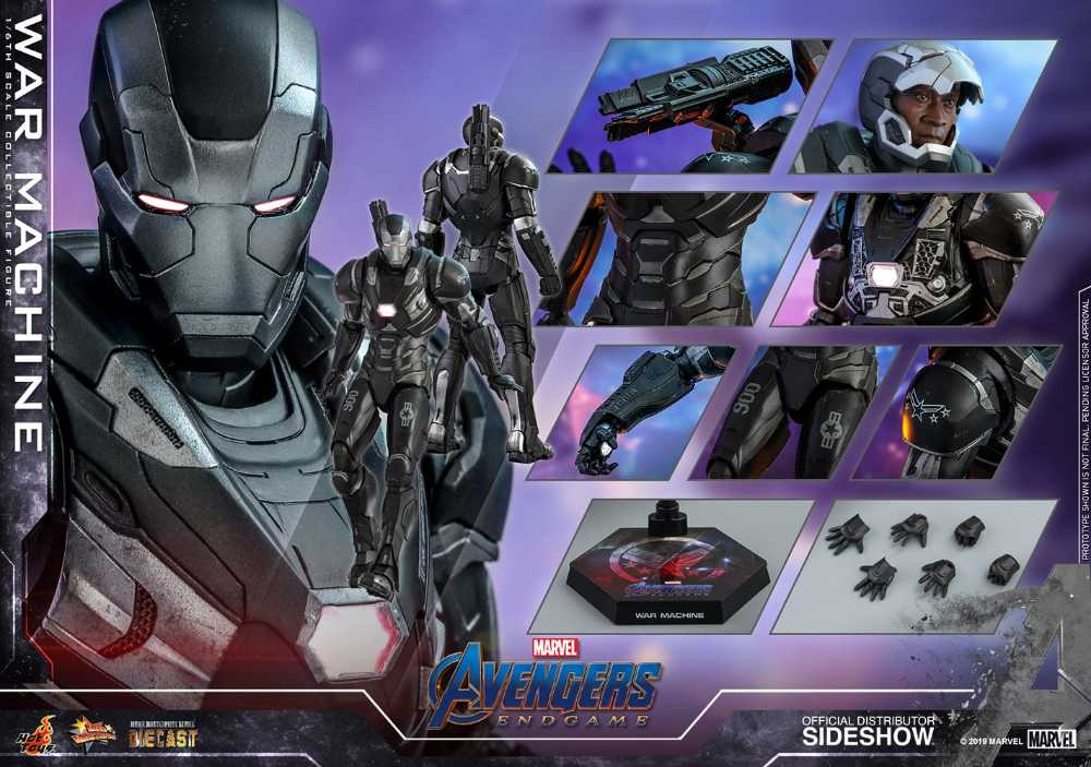 Avengers: Endgame - Hot Toys (War Machine Mark VI) action figure collectible - Main Image 2