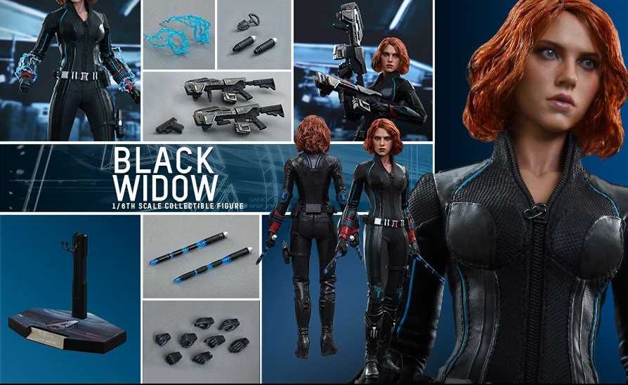 Avengers: Age of Ultron - Hot Toys (Black Widow) action figure collectible - Main Image 2