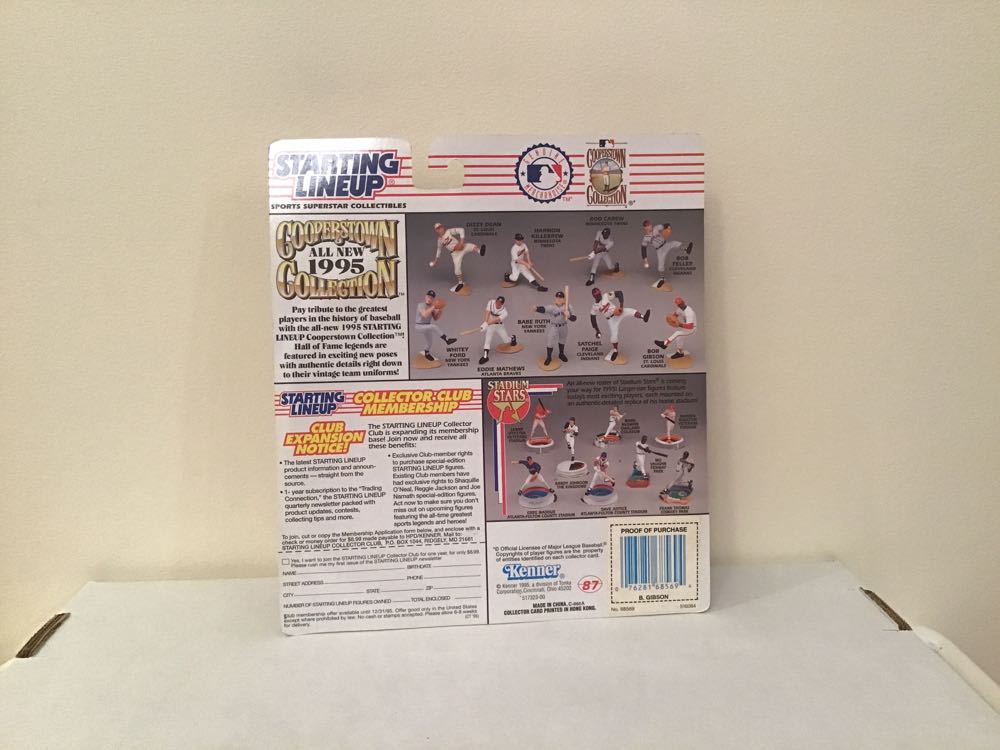 Bob Gibson - Kenner (Cooperstown Collection) action figure collectible - Main Image 2