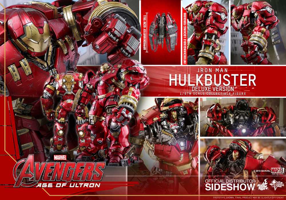 Avengers: Age of Ultron - Hot Toys (Hulkbuster (Mark XLIV) (Deluxe Version)) action figure collectible - Main Image 2