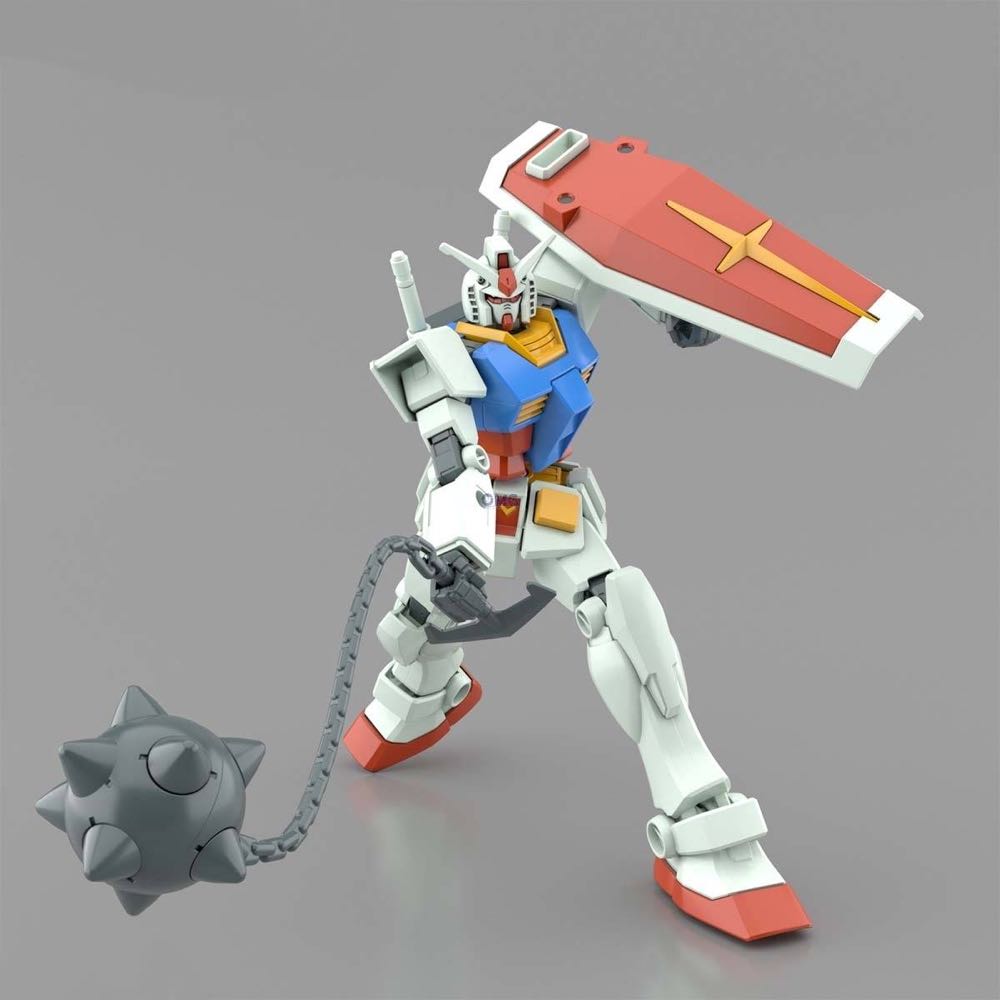 RX-78-2 Gundam (Full Weapons Set) Entry Grade Model Kit - Bandai Hobby (Entry Grade) action figure collectible [Barcode 4573102620330] - Main Image 3