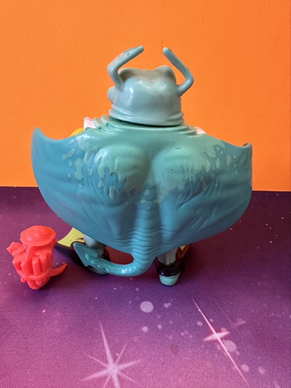 TMNT Ray Fillet & Scarfish (1990) - Playmates action figure collectible - Main Image 2