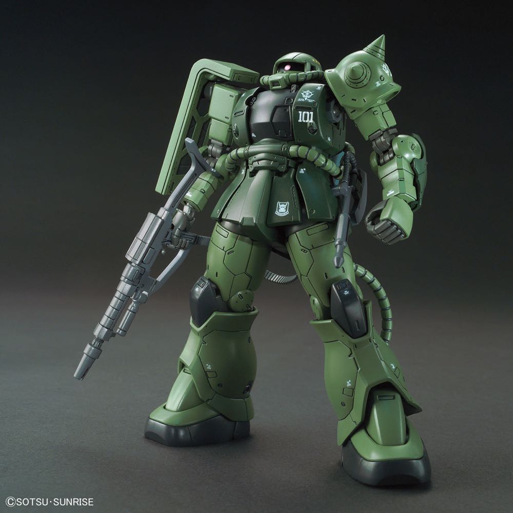 Bandai - Bandai Hobby - Mobile Suit Gundum - Gundum The Origin - MS-06C-6/R6 Zaku II Type C-6/R6 HGUC 1/144 Model Kit - Bandai/Bandai Hobby action figure collectible [Barcode 4573102575760] - Main Image 2