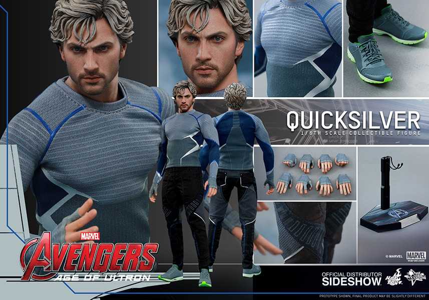 Avengers: Age of Ultron - Hot Toys (Quicksilver) action figure collectible - Main Image 2