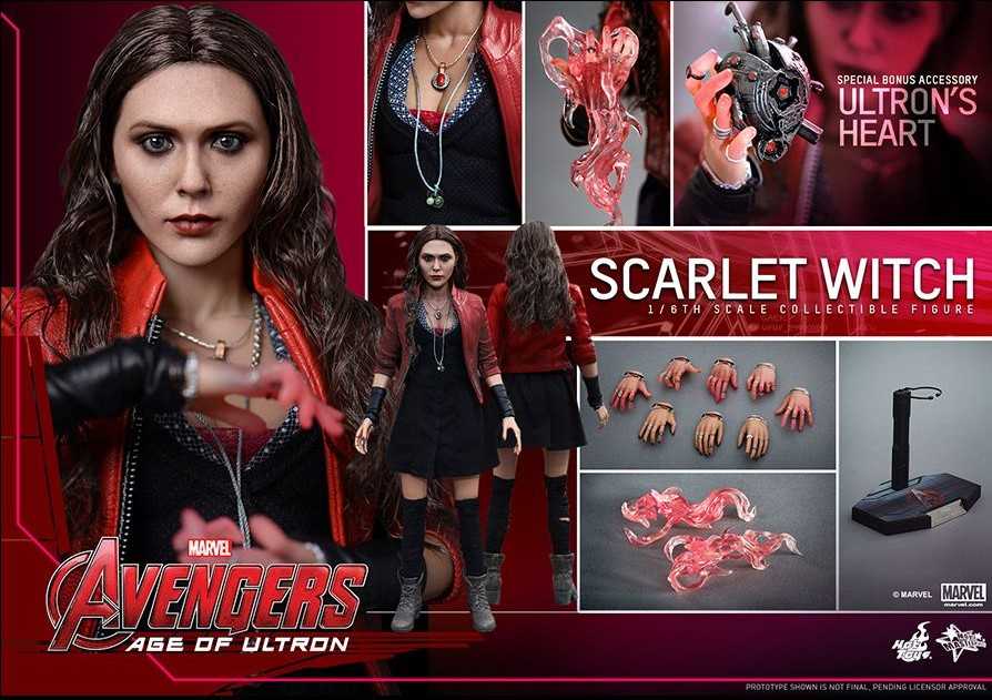 Avengers: Age of Ultron - Hot Toys (Scarlet Witch) action figure collectible - Main Image 2
