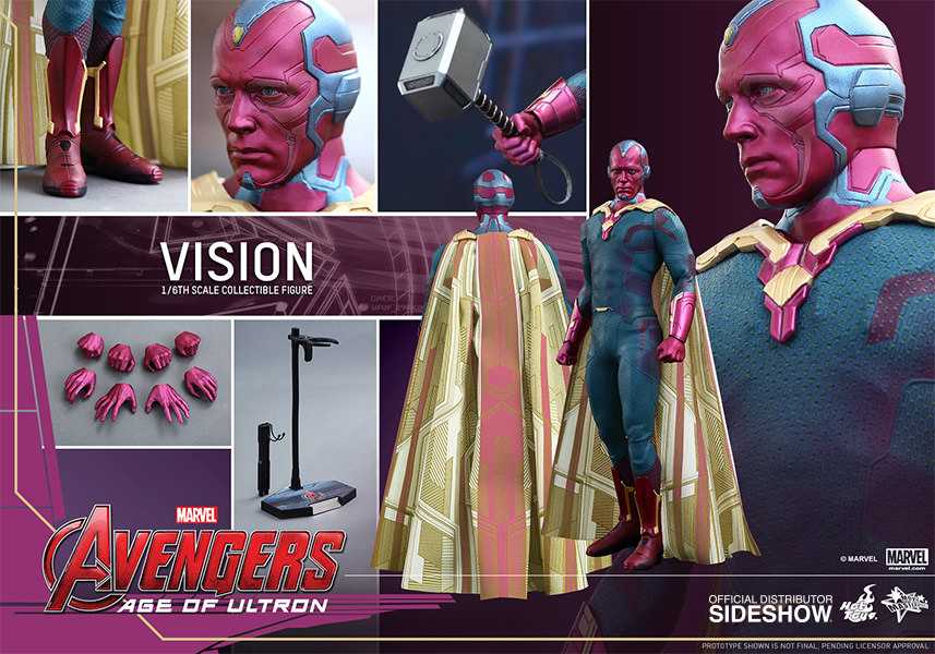 Avengers: Age of Ultron - Hot Toys (Vision) action figure collectible - Main Image 2