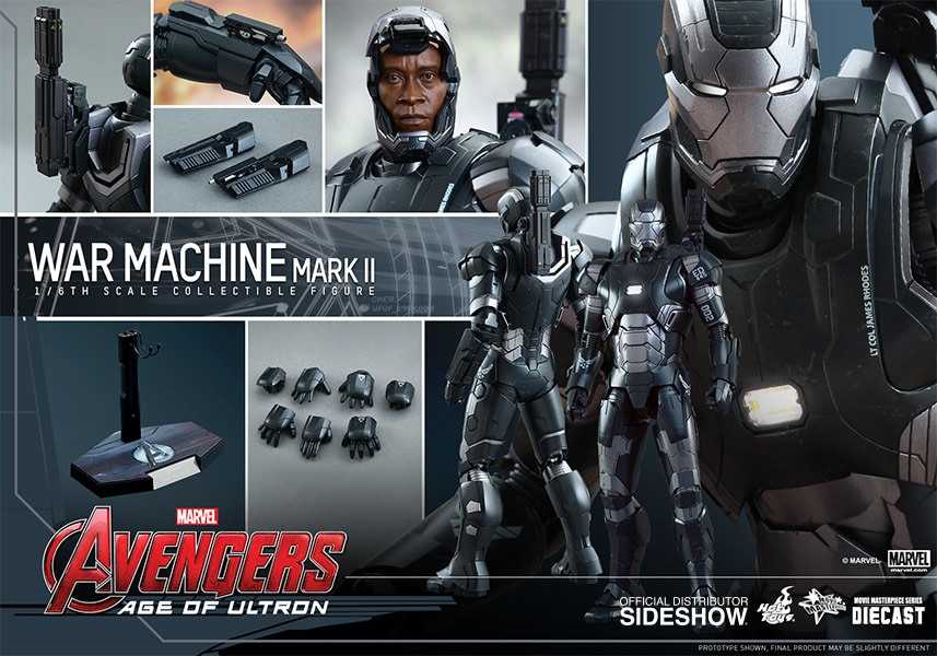 Avengers: Age of Ultron - Hot Toys (War Machine Mark II) action figure collectible - Main Image 2