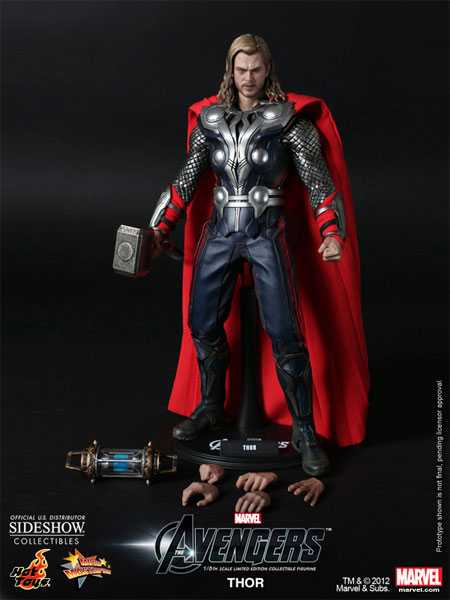 The Avengers - Hot Toys (Thor) action figure collectible - Main Image 2