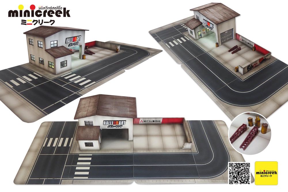 Garage Mitsubishi - Tomytec Tomicarama Vintage (Garage Kit) action figure collectible - Main Image 2