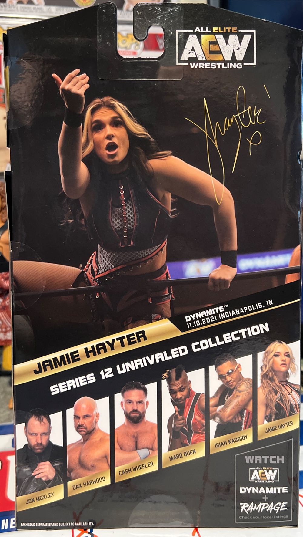 Jamie Hayter - Jazwares AEW (AEW) action figure collectible - Main Image 2