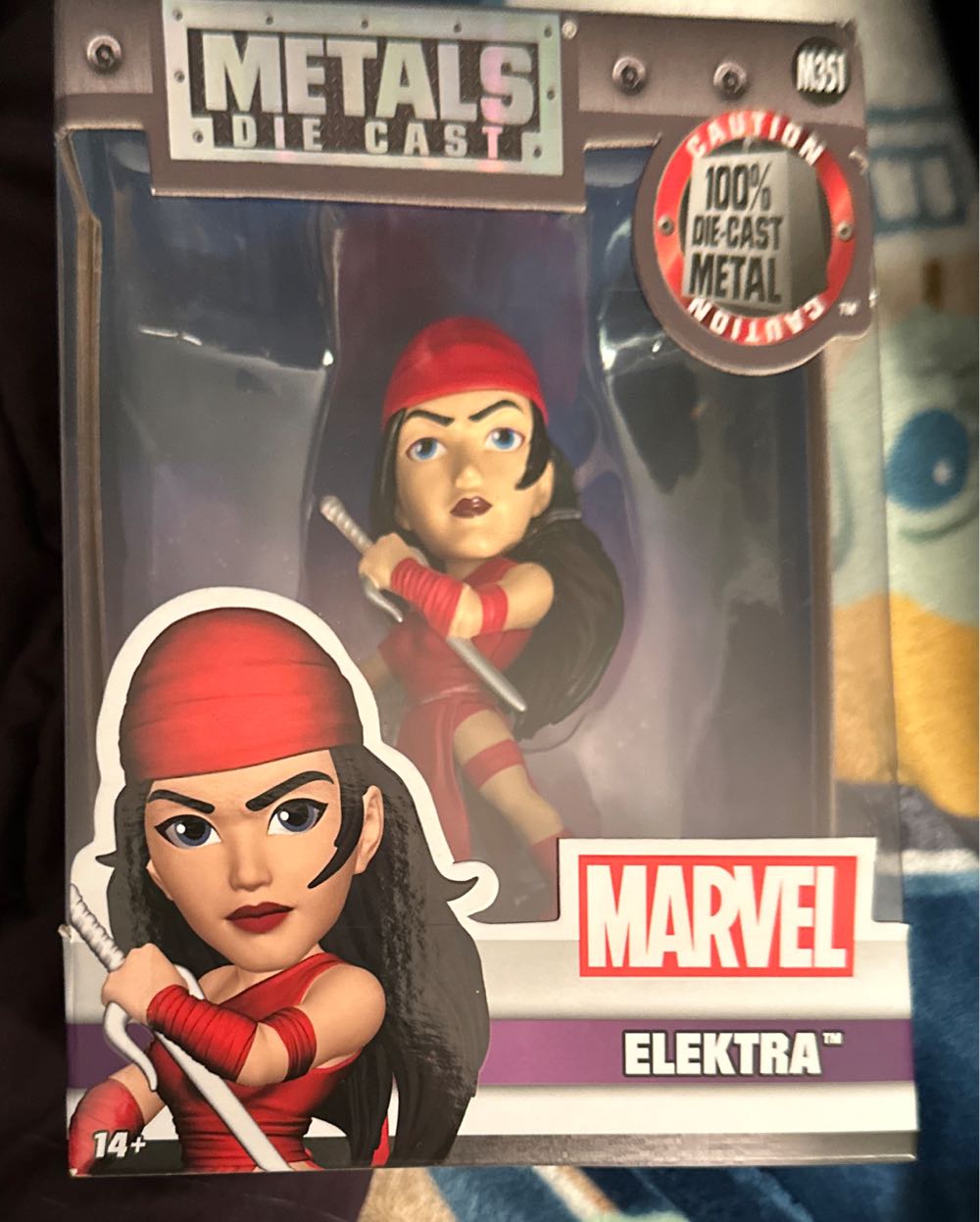 Jada Toys Metals Marvel 4” Classic Figure Elektra M351 Toy Figure  action figure collectible [Barcode 801310980934] - Main Image 2