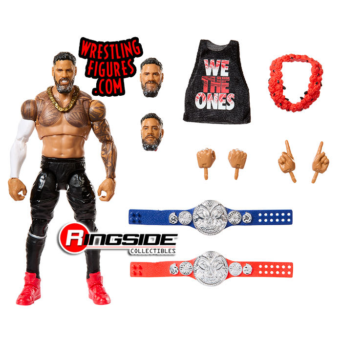 USO’S  Bloodline WWE Ultimate - Mattel Wwe (Wwe Elite) action figure collectible [Barcode 194735124435] - Main Image 2