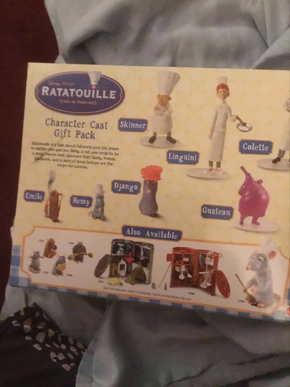 Ratatouille Character Cast Gift Pack - Disney (Disney•Pixar: Ratatouille) action figure collectible [Barcode 027084478839] - Main Image 2
