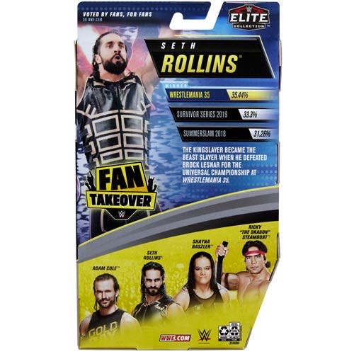Seth Rollins - Mattel (WWE Mattel Basic) action figure collectible - Main Image 2
