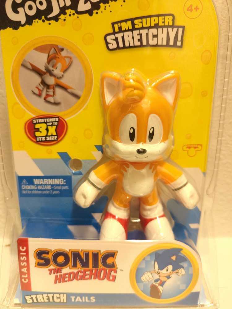 Sonic - Stretch Tails  - Goo Jit Zu (Sonic) action figure collectible [Barcode 630996426456] - Main Image 2