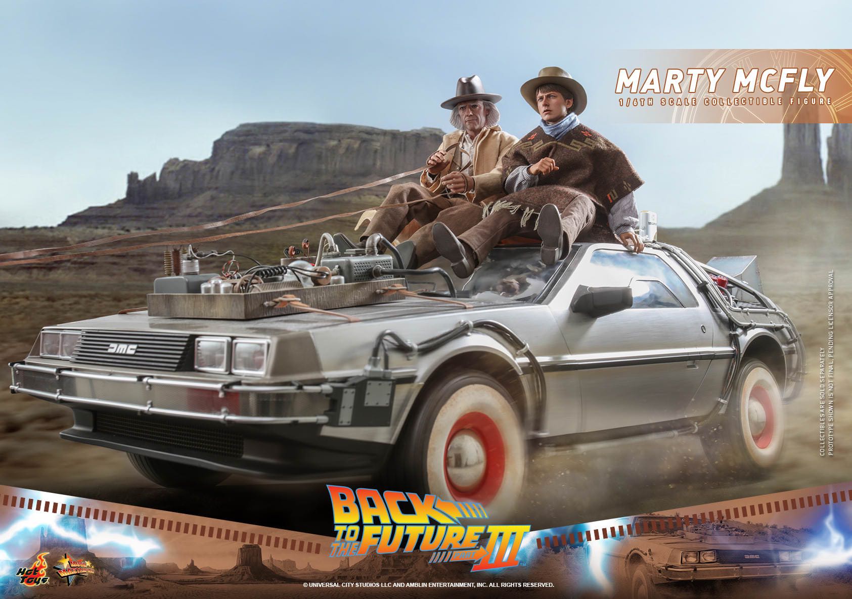 Marty Mcfly - Hot Toys (Back To The Future Part III) action figure collectible - Main Image 7