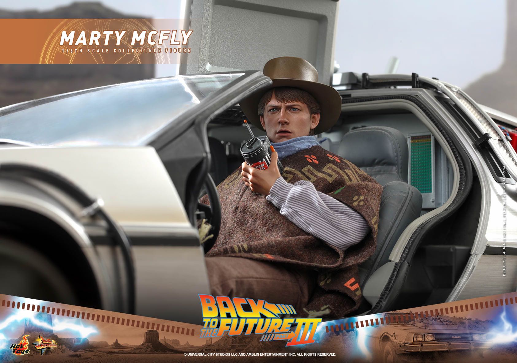 Marty Mcfly - Hot Toys (Back To The Future Part III) action figure collectible - Main Image 8