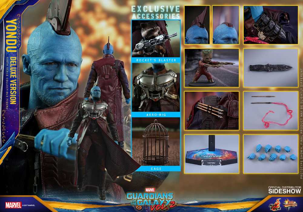 Guardians of the Galaxy Vol. 2 - Hot Toys (Yondu (Deluxe Version)) action figure collectible - Main Image 2