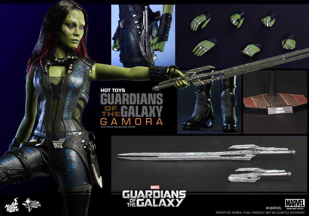 Guardians of the Galaxy - Hot Toys (Gamora) action figure collectible - Main Image 2