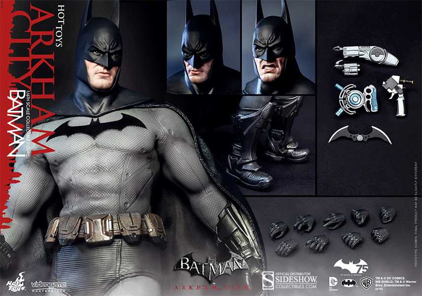 Batman: Arkham City - Hot Toys (Batman) action figure collectible - Main Image 2