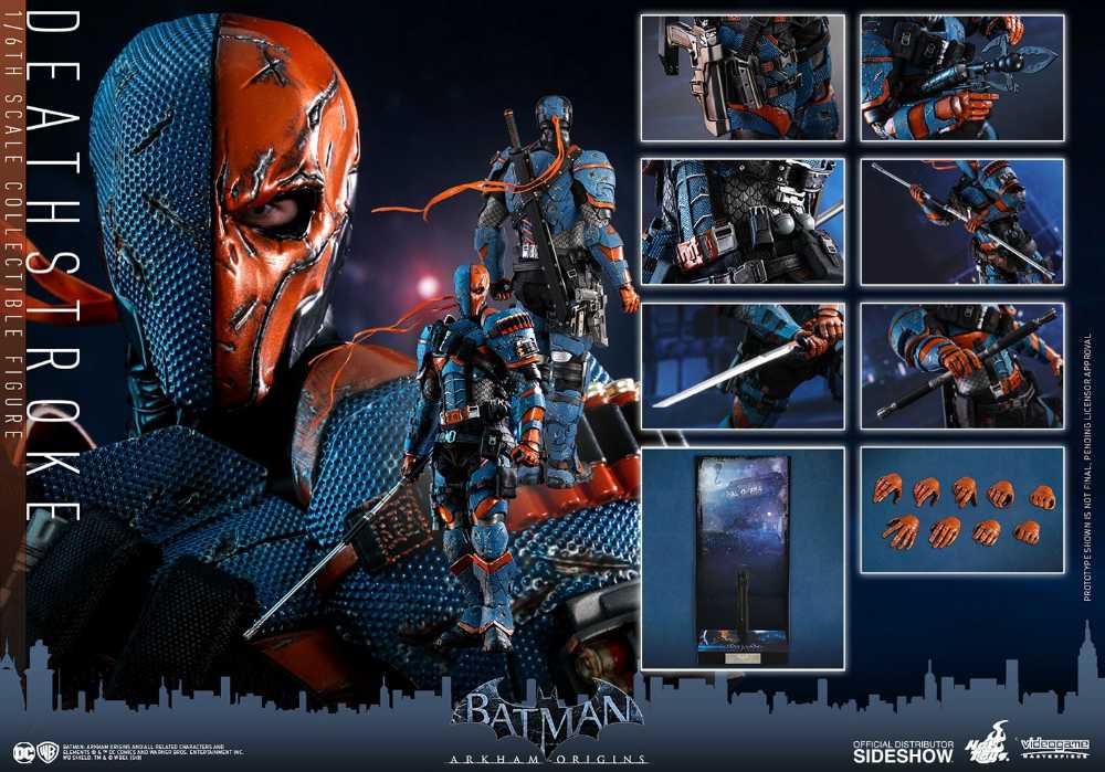 Batman: Arkham Origins - Hot Toys (Deathstroke) action figure collectible - Main Image 2
