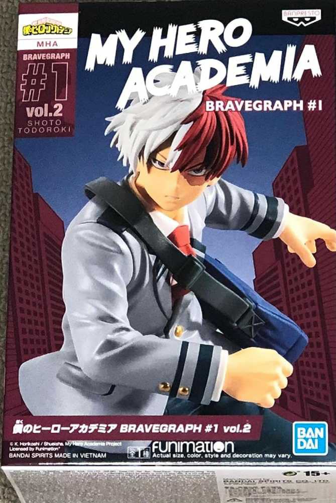 Bravegraph #1, Vol. 2: Shouto Todoroki - Banpresto (My Hero Academia) action figure collectible - Main Image 3