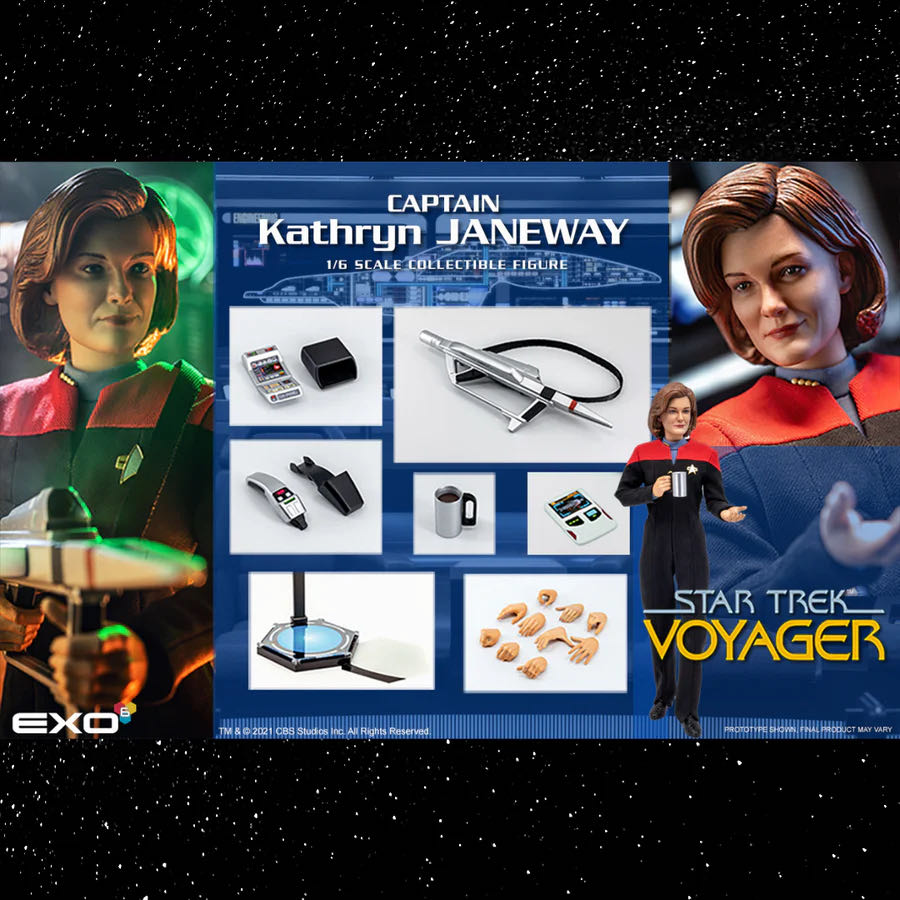 Captain Kathryn Janeway - EXO-6 (Star Trek: Voyager) action figure collectible [Barcode 860006181024] - Main Image 4